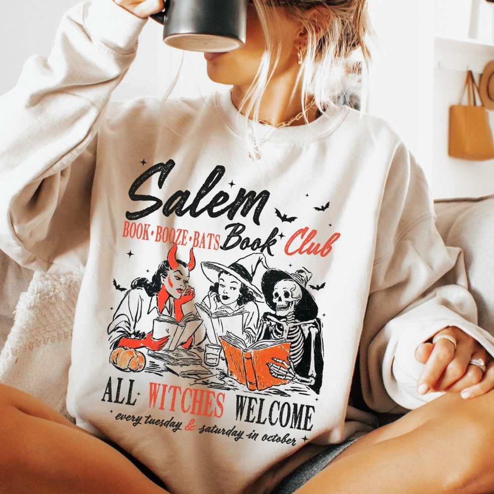 Salem Book Club Graphic Sweatshirt